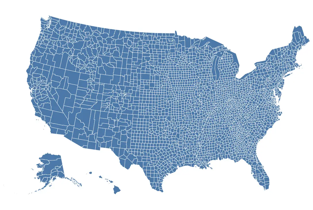 The us_10m map, as the starter chart draws it