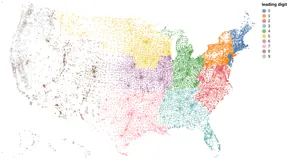 Thumbnail of the Altair example “One Dot Per Zipcode”