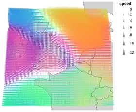 Thumbnail of the Altair example “Wind Vector Map”